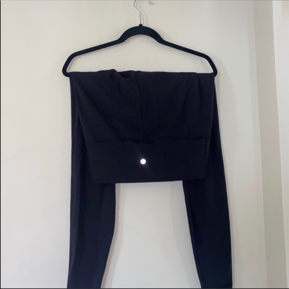 Black Lululemon high rise pants